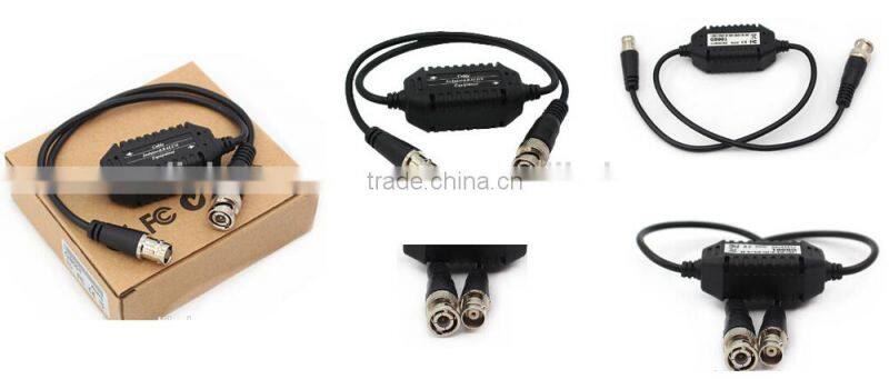CCTV Surveillance UTP Balun Ground Loop Isolator BNC Video balun
