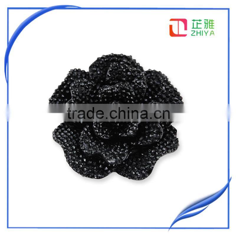 bright vibrant colours bow resin crafts flat back resin flower in AB colors