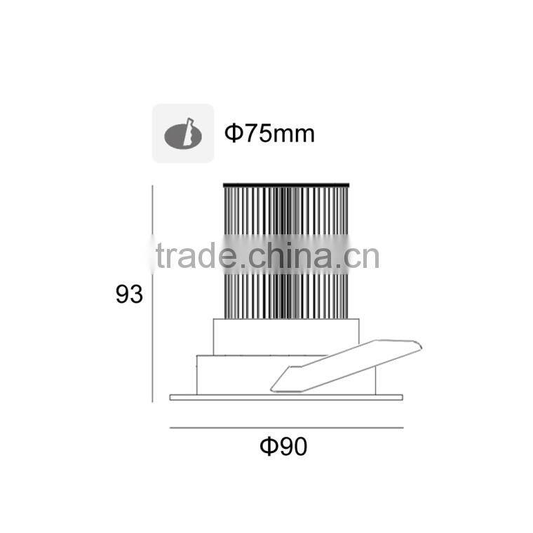 Citizen COB Chip TUV UL 18w Led Downlight TEC002C12WT1