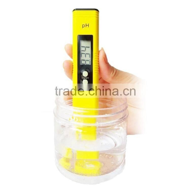 2016 New Protable LCD Digital mini PH Meter Pen of Tester accuracy 0.01 Aquarium Pool Water Wine Urine automatic calibration