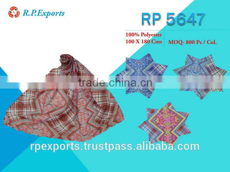 New fancy summer polyester scarf 2014-2015