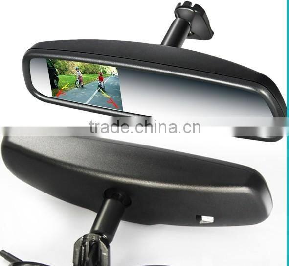 rearview mirror car monitor with 4.3 tft lcd