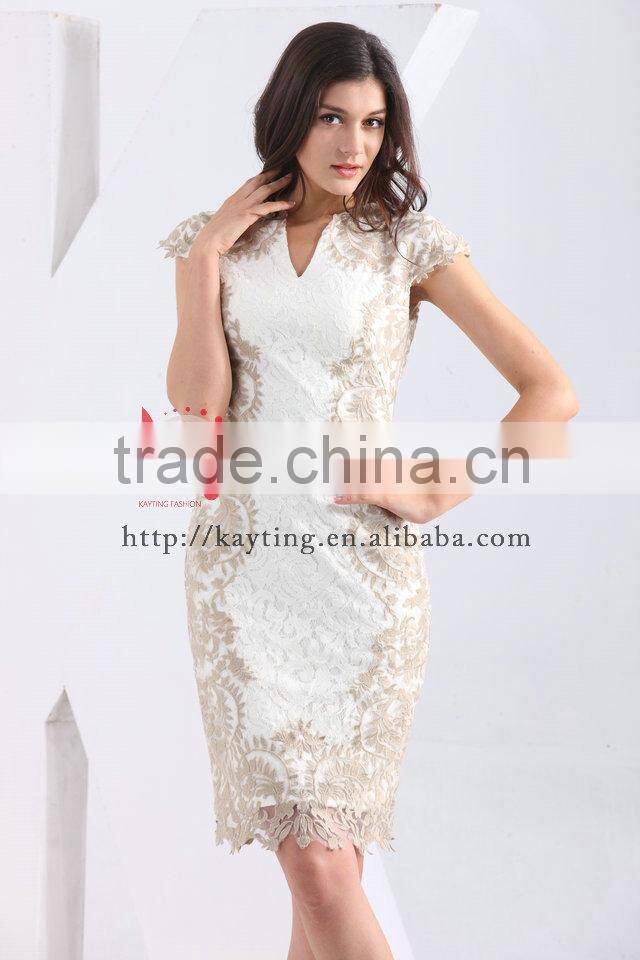 Elegant dress cocktail dresses short white color elegant knee length cocktail dresses