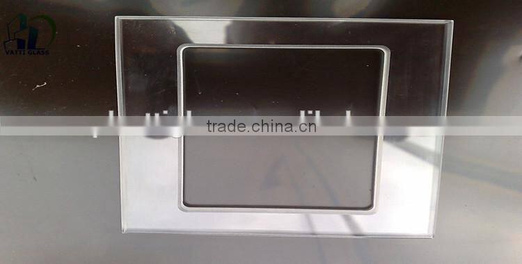 The coated glass switch panel