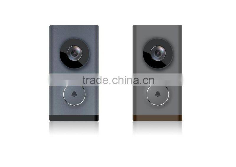 Intellignet factory price our new launched home security video camera wirless wifi doorbell with battery for smart phone