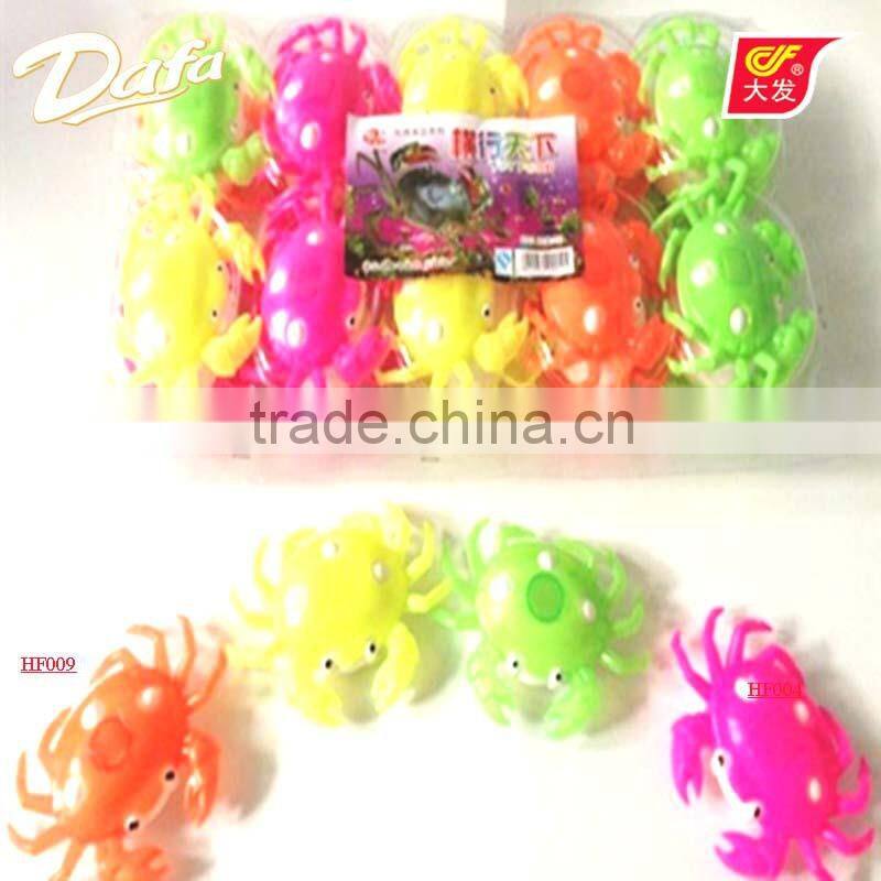 Dafa crab candy toy,animal candy toy,small animial plastic candy toy