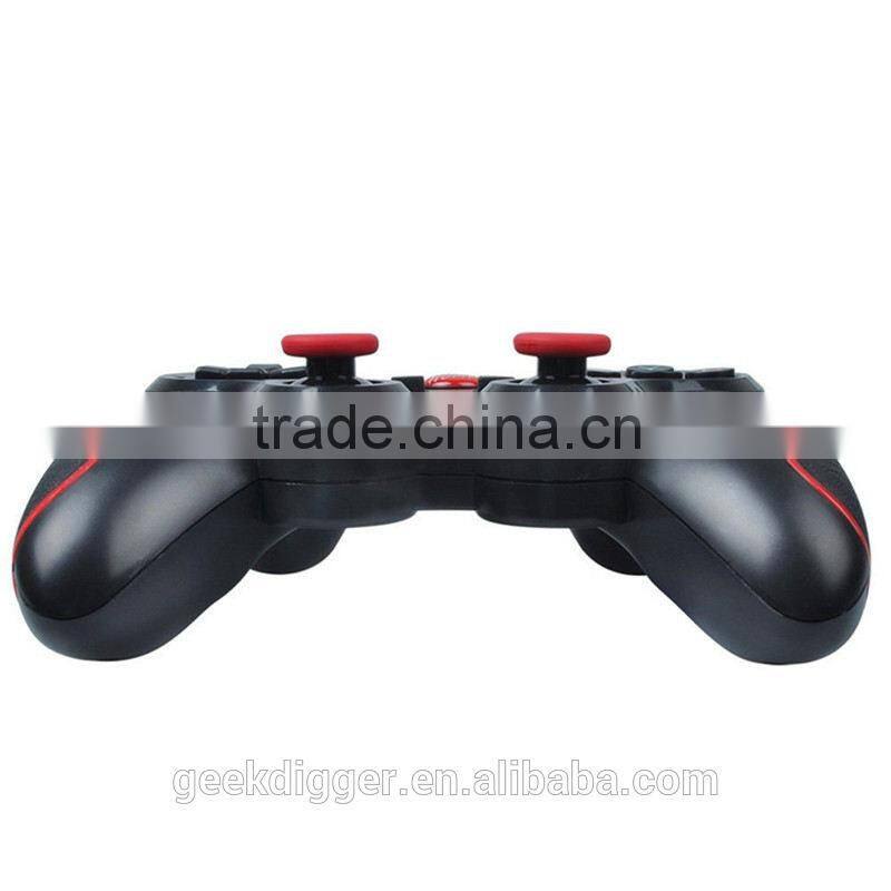 No MOQ T3 Wireless Bluetooth Game Gamepad Joystick Black+Red android wireless game controller