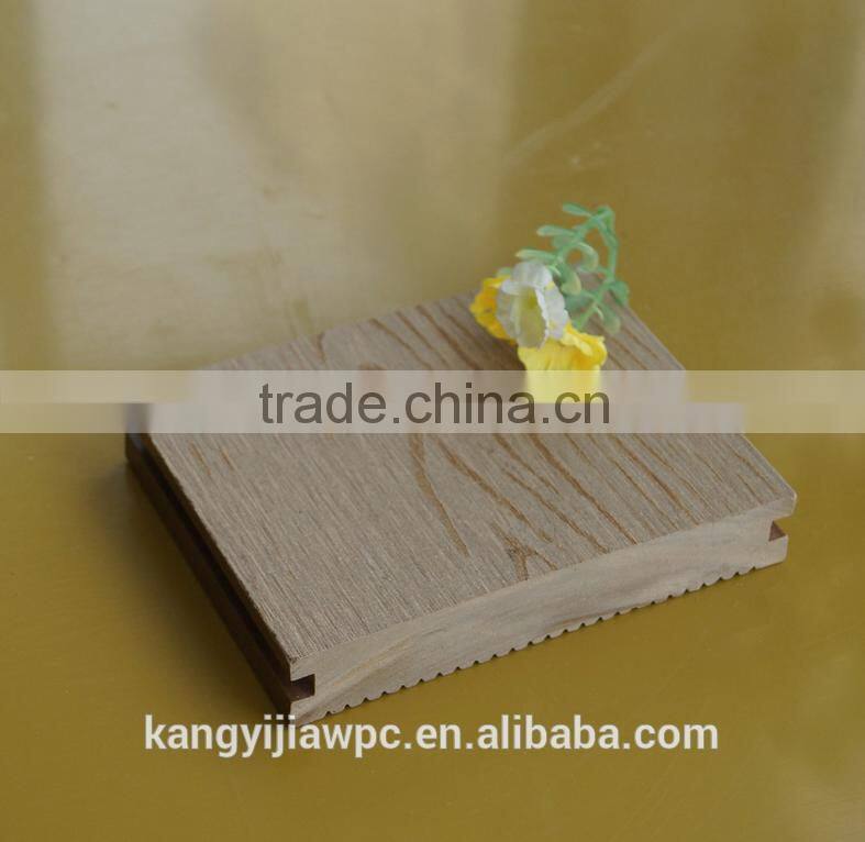 Weather-resistant anti-UV HDPE wood plastic composite exterior WPC decking