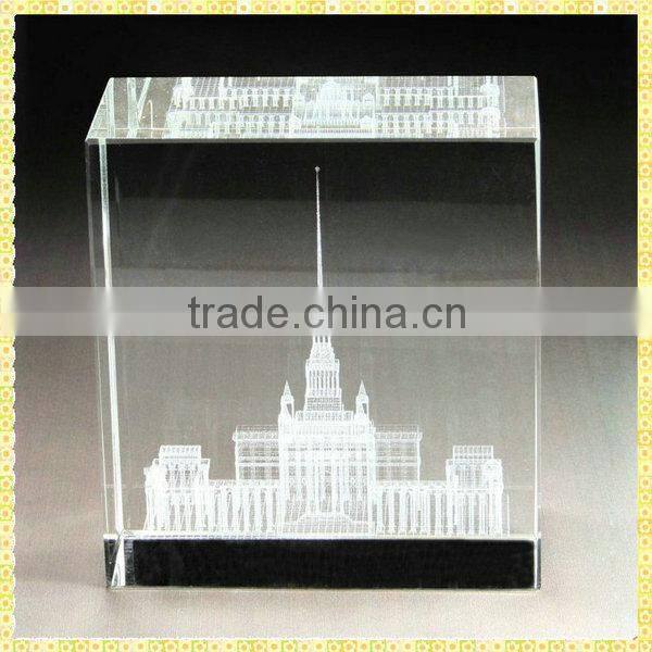 Personalized 3D Laser Engraving Crystal For Business Souvenir Gifts