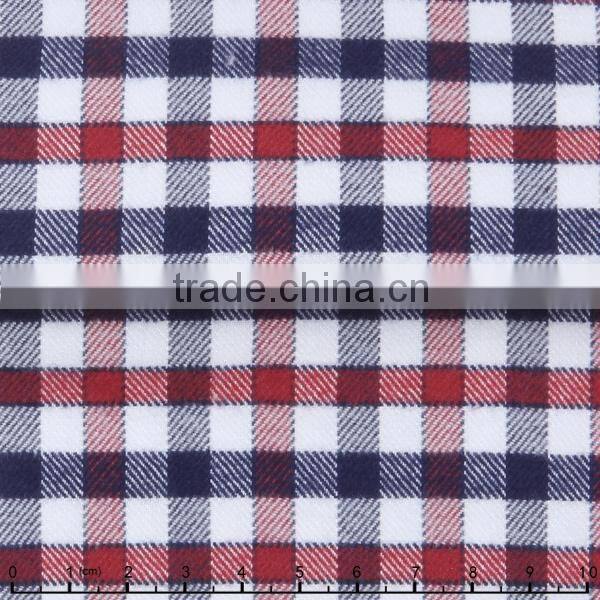 James Cotton-Tencel Herringbone Shirting Fabric, Flannel/Two-side Brushing Check/Plaid Fabric series one