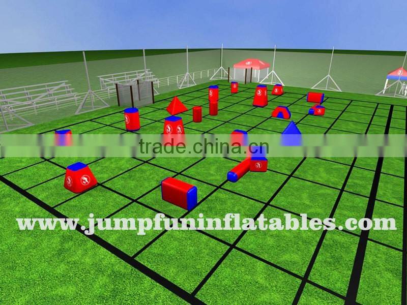 quantity custom inflatable paintball bunkers for full set