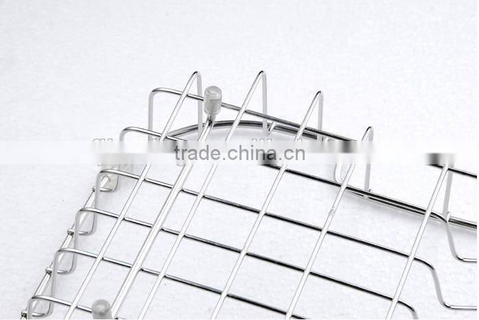 Stainless steel wholesale wicker baskets kitchen cabinet