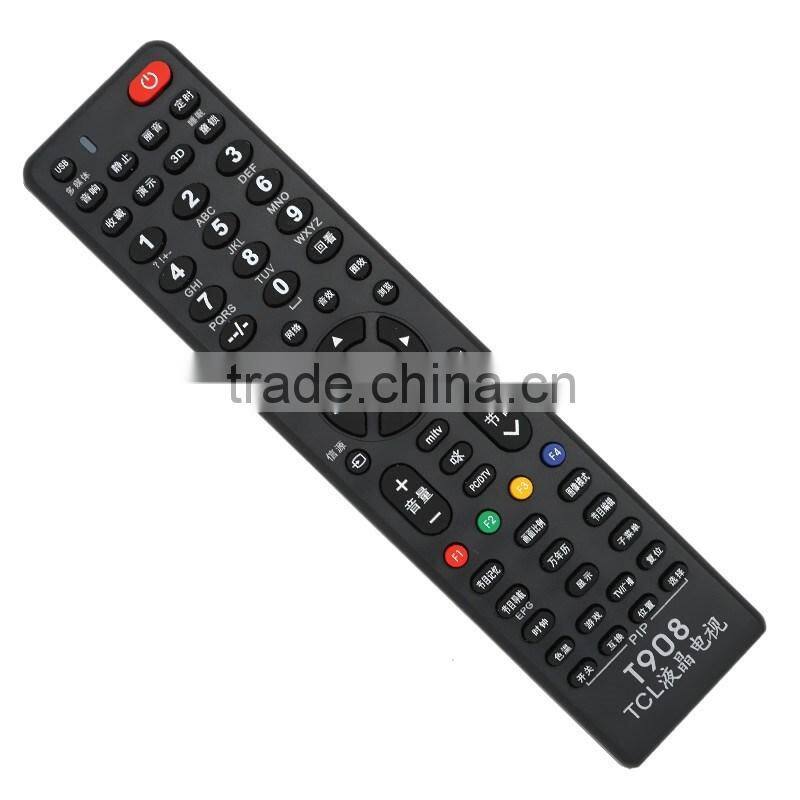 High Quality Black T908 Universal Remote Control for TCL LCD/LED