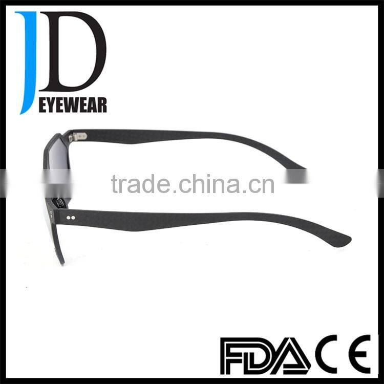 High Quality Custom logo Fashion Novel polygonal frame Carbon Fiber Eyeglasses