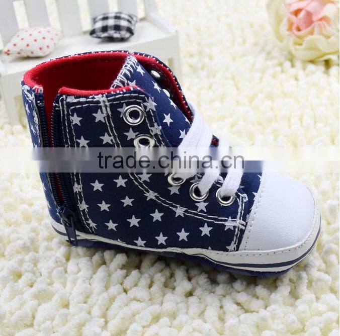 wholesale high quality baby canvas shoes