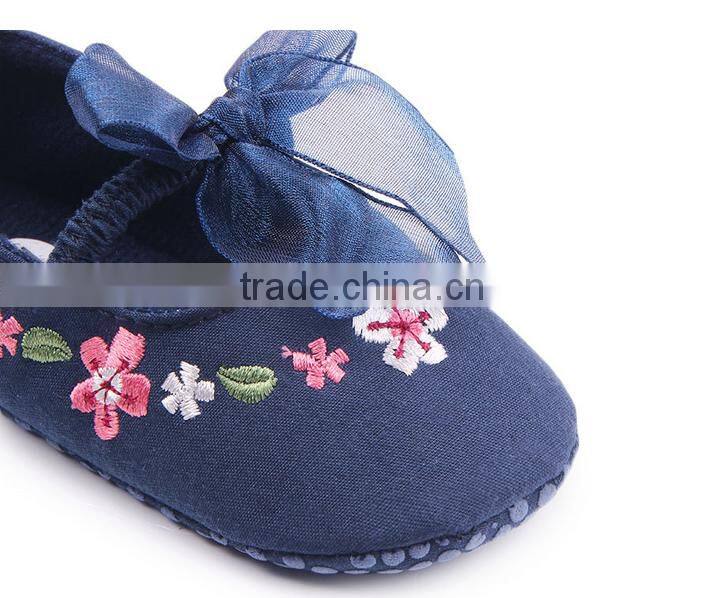 2016 spring baby dress shoes with tapestry wholesale kids shoes