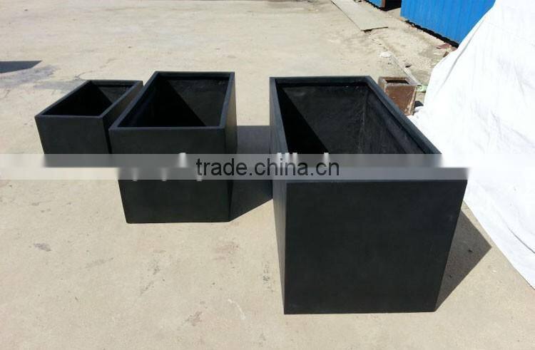 Chinese Outdoor Planter FRP fiberglass flower garden pot