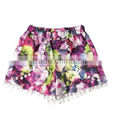 New Arrivals 2015 Fashion Cotton Summer Casual Printed Colorful Shorts Women Fashion High Waist Pants Women Pants Shorts