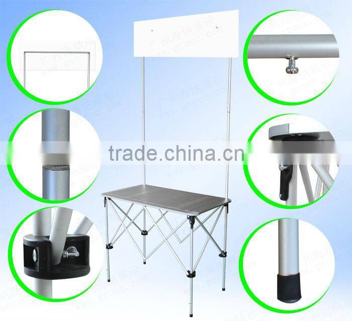 Sales promotion table for outdoor
