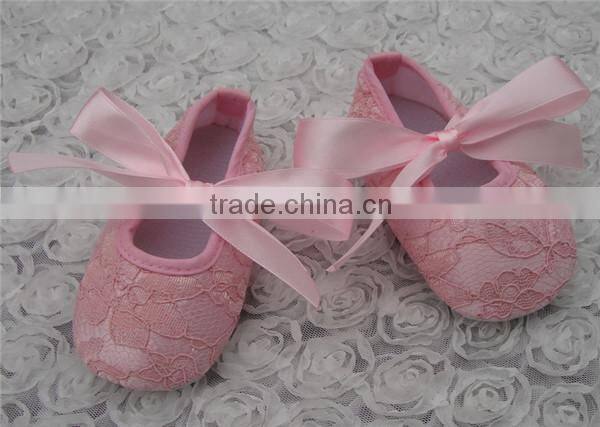 Manufacture popular baby shoes wholesale price baby soft lace shoes newborn baby girl shoes novel design from KAPU made in 2016