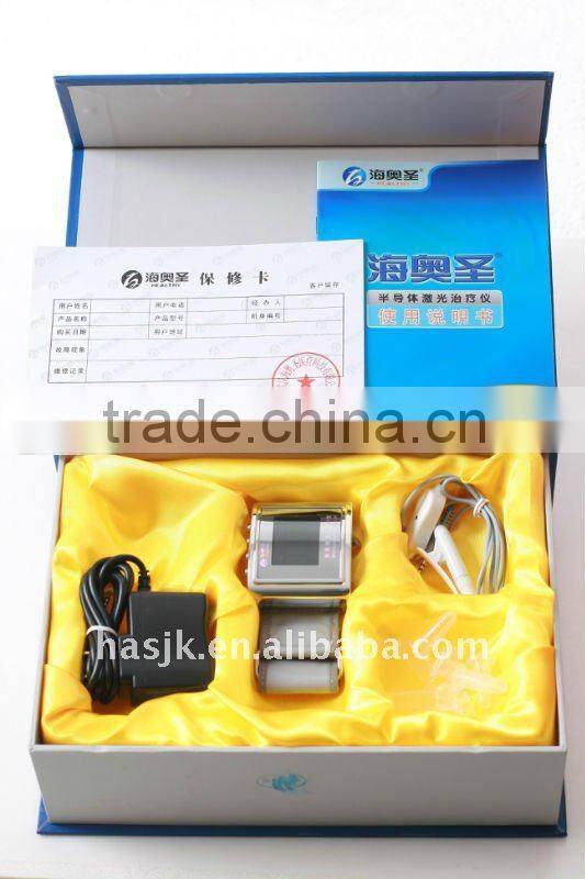 Laser therapy equipment/instrument/treatment apparatus/medical instrument)especially for hypertension, diabetes,rhinitis
