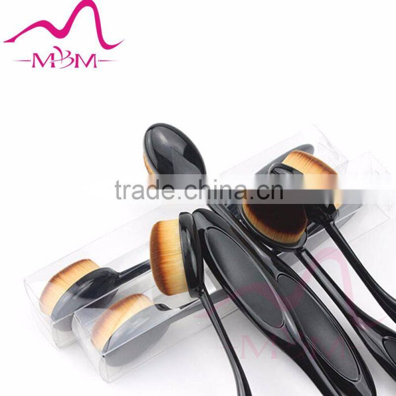 No brand wholesale makeup brushes, synthetic hair wood hand 10pcs makeup
