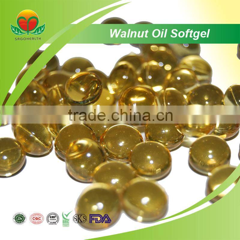 Manufacture Supply Walnut Oil Softgel