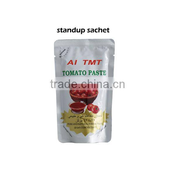 70g Tomato Paste Al Mudhish Standup in box and Sachet Pouch Tomato Paste