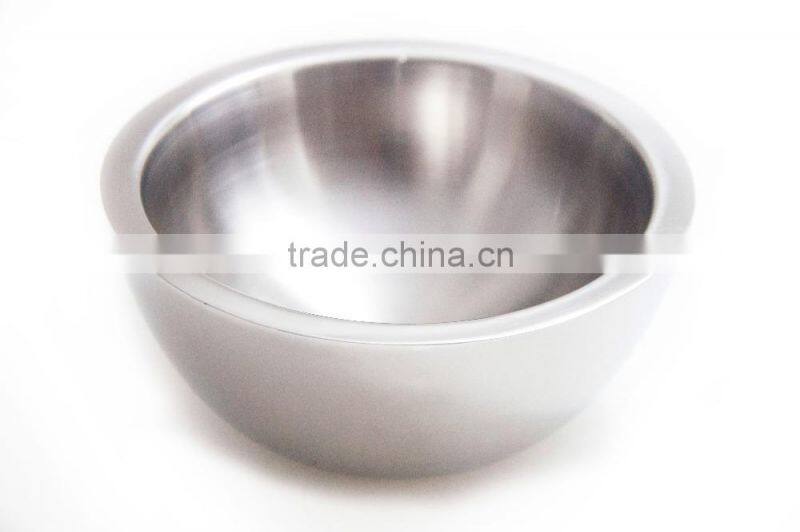 Designer Double Wall Stainless Steel Bowl Insulated