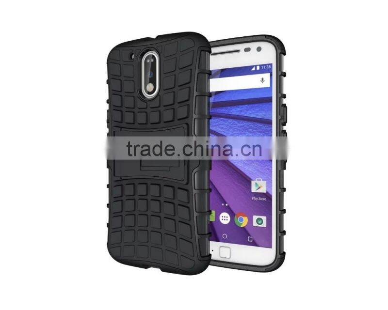 For MOTO G4 PLAY Armor CASE Heavy Duty Hybrid Rugged TPU Impact Kickstand ShockProof Tyre CASE COVER TANK COVER CASE