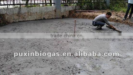 Easy to build PUXIN big biogas plant for farm waste treatment