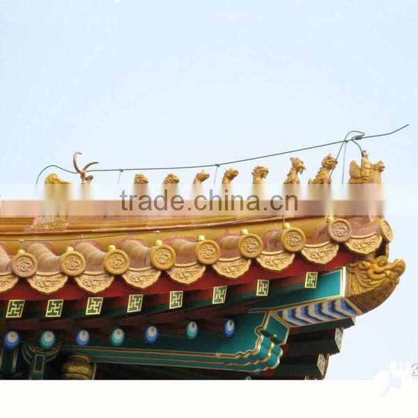 Chinese ceramic pagoda roof material