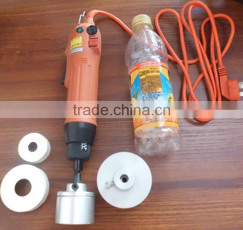 Easy operating electric manual dropper top cap capper sealing machine