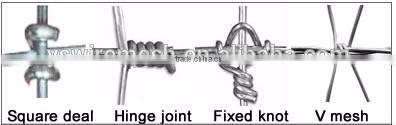 Hinge Joint Lowes Hog Wire Fencing/Fixed Knot Animal Fence/Square Deal Fencing V Mesh for Livestock