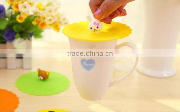 Food grade silicone watermelon cute coffee cup cover