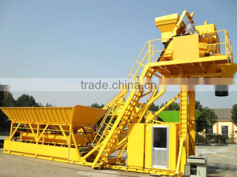 HZS100 Modular Portable Concrete Batching Plant for sale
