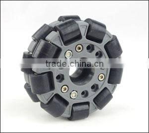 100mm Double Plastic assemble robot Omni Wheel w/Bearing Rollers 14041