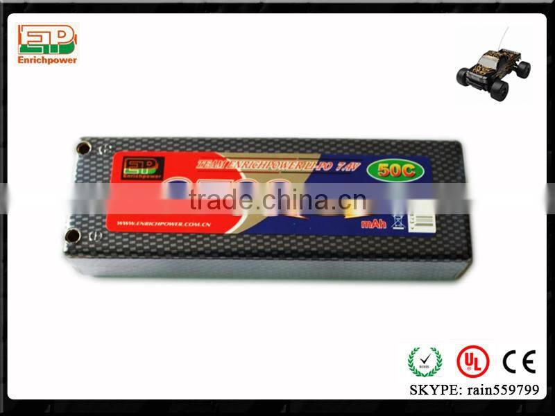 120C 6200mAh 2s rc speed car hardcase Lipos for 1/10, 1/8,1/5