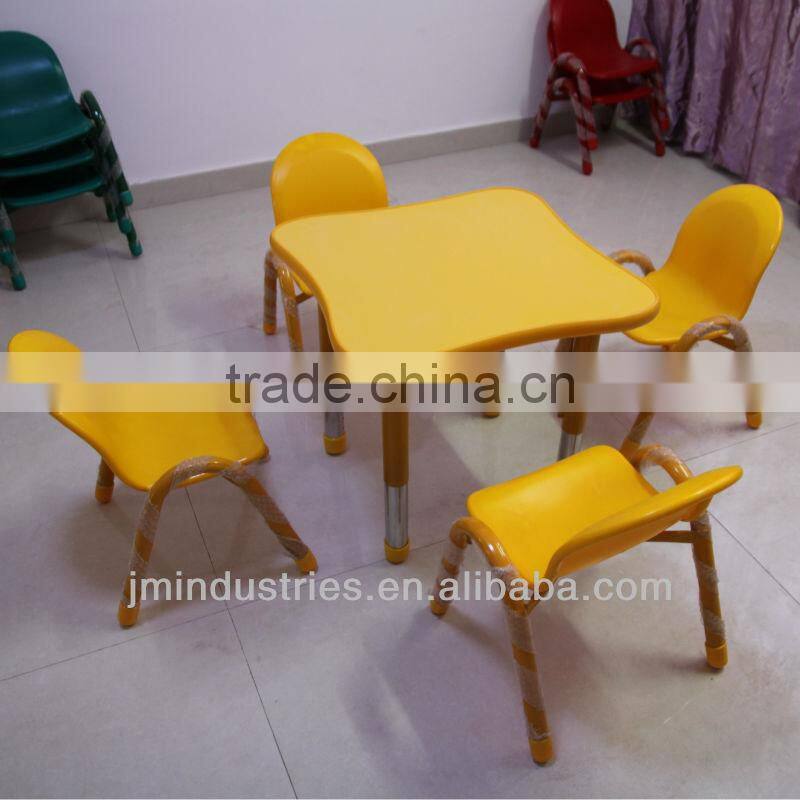 Height adjustable kids desk for kindergarten furniture