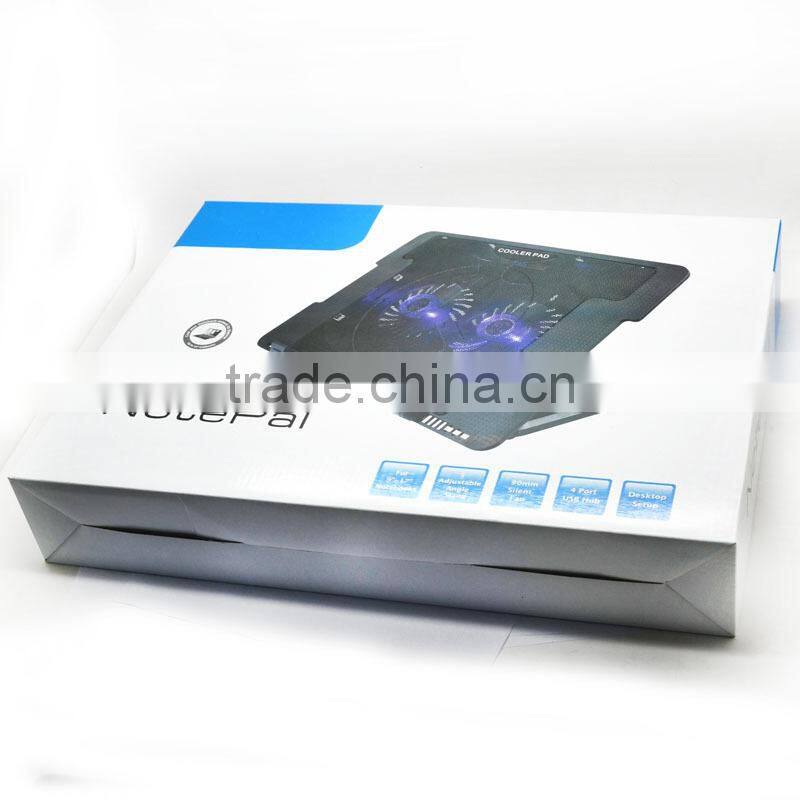 aptop cooling pad with 3 fan led ligh stock products