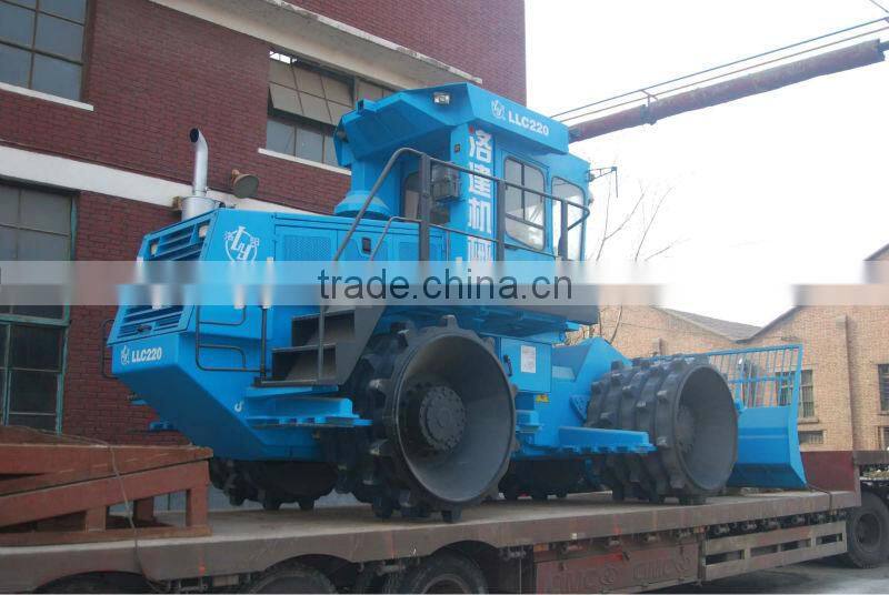 LLC220 Refuse Compactor 20ton wasteyard compacting machine