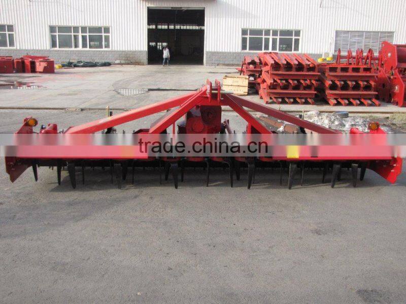 China made high quality 180hp farm tractor pto driven heavy duty power harrow cultivators