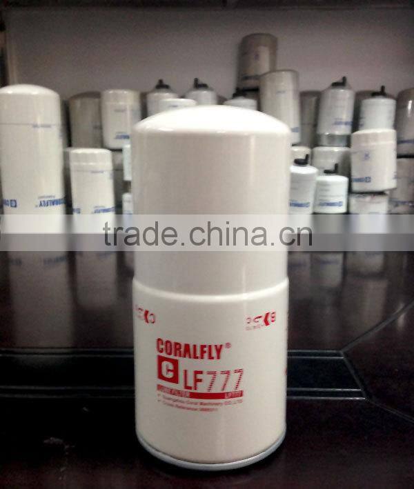 ISO TUV TS16949 LF777 lube filter excavator oil filter