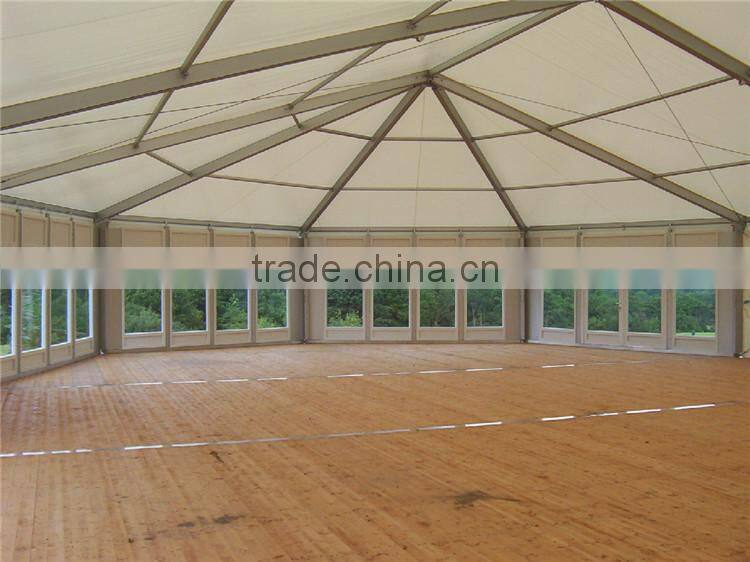 Multi-sided hexagonal tent for events wedding party exhibition for sale