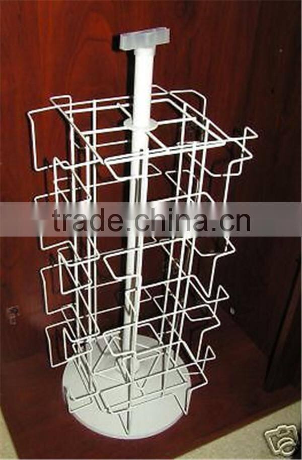 Wire Grid Table Top Business Card Display Rack