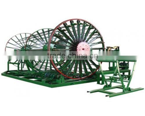 Steel wire cage forming machine