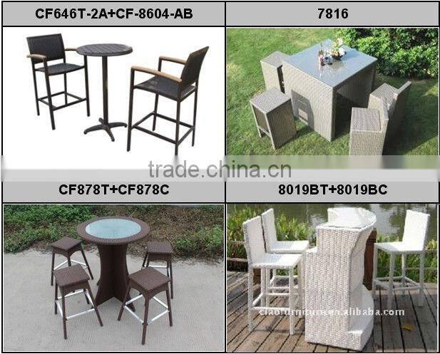 Modern bar shop rattan bar furniture (FT005)