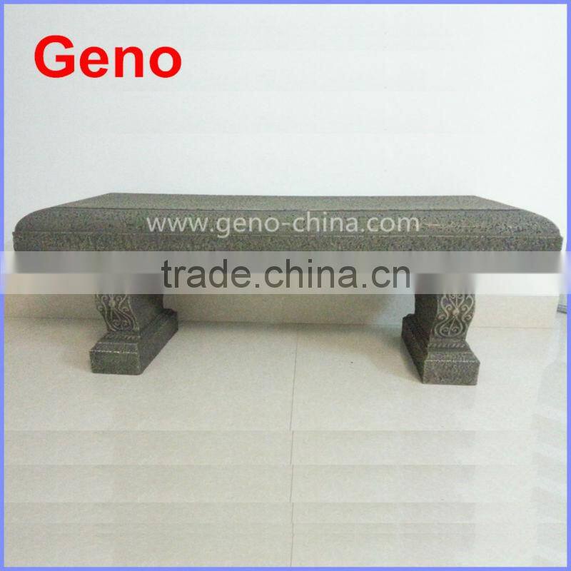 home decoration fiberstone bench