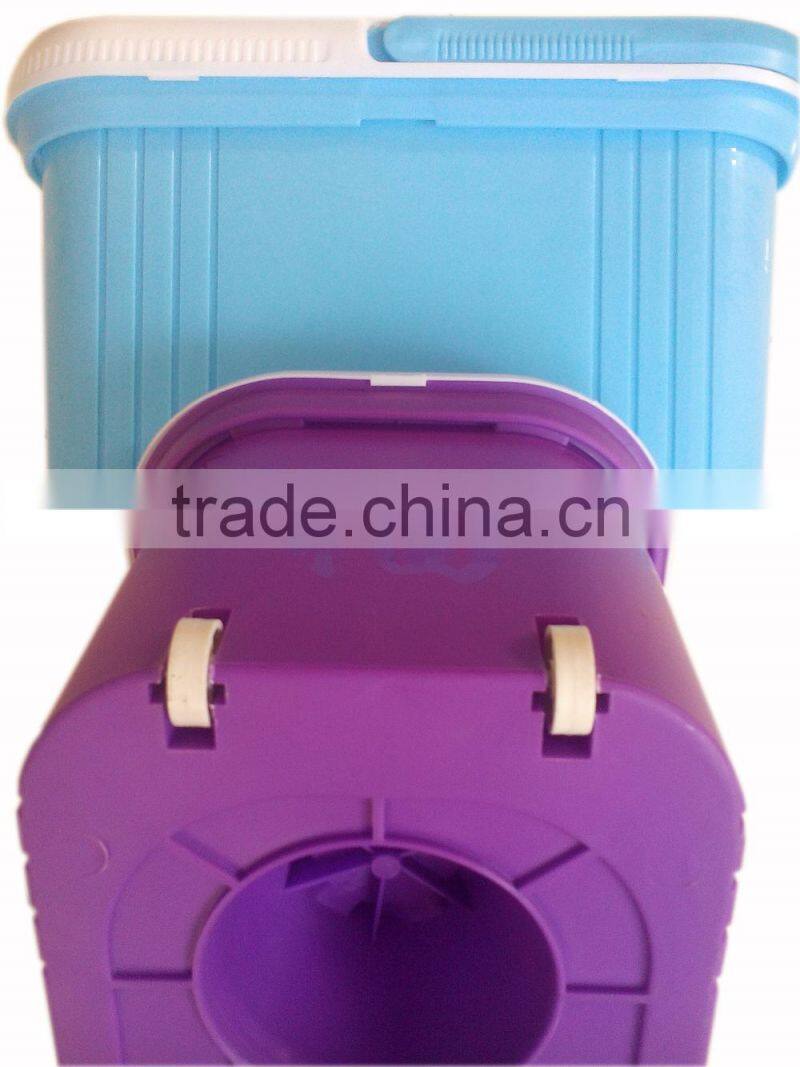 360 degree super easy spin magic mop with two wheels