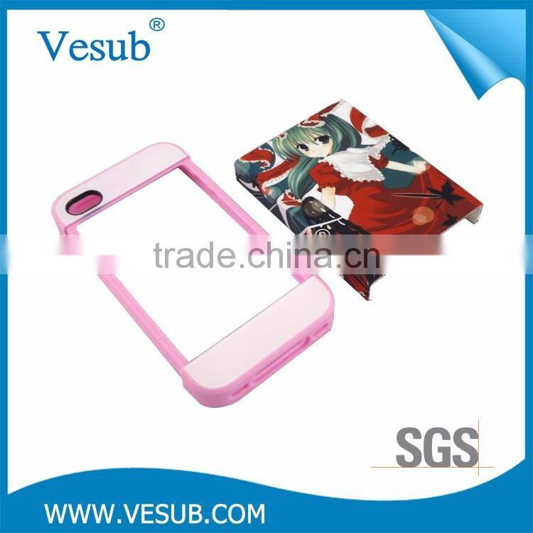 Vesub Imports Eco Quality Pu Textile Raw Materials Personalized 3d Sublimation Case